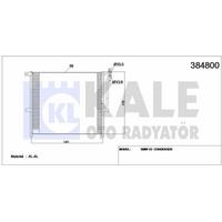 Klima Radyatoru Bmw X3 E83 N46 M54 N52  KALE 384800