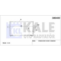 Klima Radyatoru Komple Hyundai Accent 1994-2000 KALE 386400