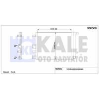 Klima Radyatoru Komple Hyundai I20 1.2 1.4 2008> (359×328×16) KALE 386500