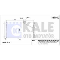 Klima Radyatoru W203 00>07 Cl203 02>08 S203 01>07 C209 02>09 A209 03>10 KALE 387800