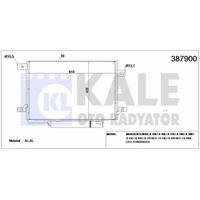 Klima Radyatoru A-Class W169 04>12 B-Class W245 05>11 KALE 387900