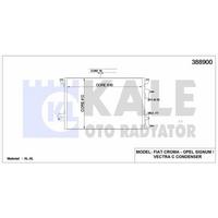 Klima Radyatoru Vectra C Signum Y20Dth Y22Dtr KALE 388900