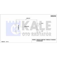 Klima Radyatoru (Kondanser) Kangoo 1.5Dci K9K 05> KALE 389200