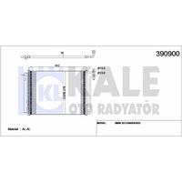 Klima Radyatoru Bmw M54 M57 N  X5 E53  KALE 390900