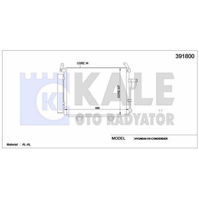 Klima Radyatoru Komple Hyundai I10 2008> KALE 391800