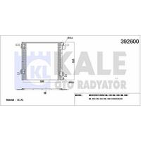 Klima Radyatoru Ml-Class W163 98>05 KALE 392600