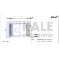 Klima Radyatoru E-Class W210 97>02 S210 97>03 KALE 392800