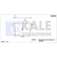 Klima Radyatoru Nissan Navara (D40) 2005> Pathfinder (R51) 2005> (688×570×18) KALE 393200