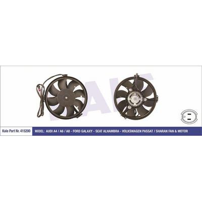 Klima Fan Motoru 280Mm 300 W Audi A4 A6 A8 Passat Sharan Adr 97>05 KALE 415200