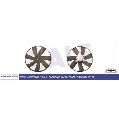 Fan Motoru (250 / 80W 318Mm) Cordoba Ibiza Ii Golf Iii Passat Vento KALE 416100