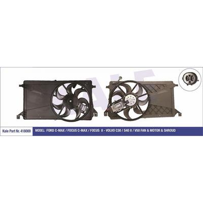 Fan Motoru Komple (+Ac) Cmax 07 /> Focus Ii Cmax 03>07 Focus Ii 04 /> Volvo C30 S40 Ii V50 1 6Tdci 03 /> KALE 418000