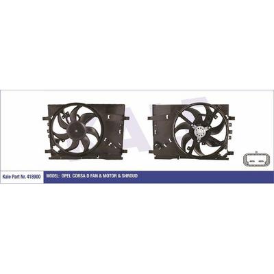 Radyator Fan Motoru+Davlumbaz Corsa D 130W 390Mm KALE 418900