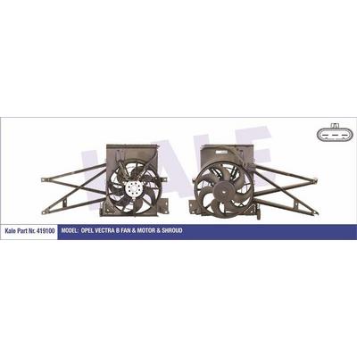 Klima Fan Motoru+Davlumbaz Komple Vectra B KALE 419100