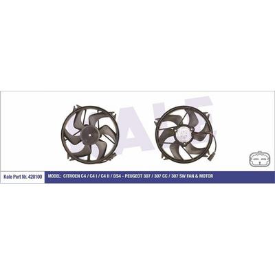 Fan Motoru C4  C4 Ii Ds4 P307 P307 Cc 307 Sw 200W KALE 420100