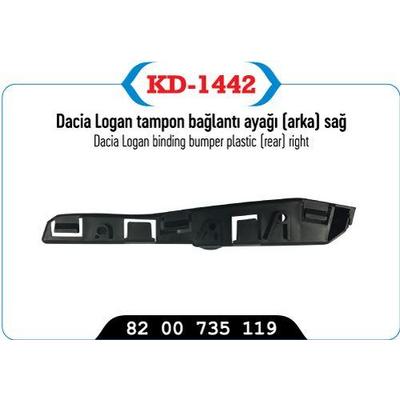 On Tampon Baglanti Braketi̇ Sag Logan Ii 12> Sandero Ii 12> KAYA 1442