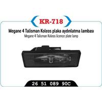 Plaka Lambasi Talisman Kaleos Megane Iv KAYA KR-718