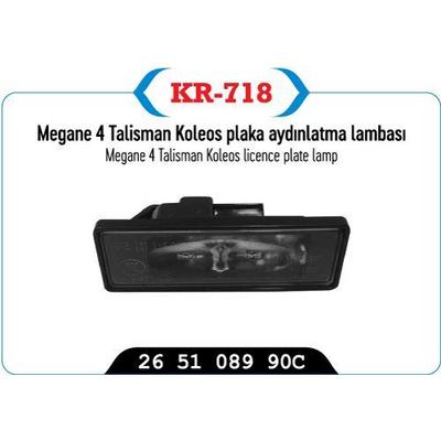 Plaka Lambasi Talisman Kaleos Megane Iv KAYA KR-718