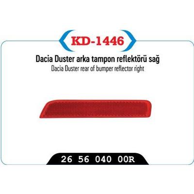 Arka Tampon Reflektörü Sag Dacia Duster 10> KAYA KD-1446