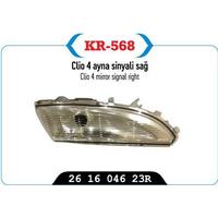 Dis Dikiz Ayna Sinyali Sag Clio Iv 12> Captur I 13> Zoe 12> KAYA 568