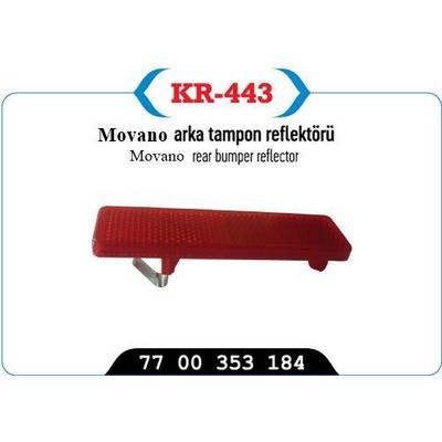 Arka Tampon Reflektörü Sag-Sol Master Ii Movano Ii  Trafic Ii KAYA KR-443