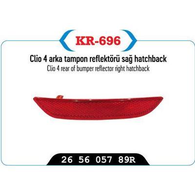 Arka Tampon Reflektoru Sag Clio Iv Hb 12> KAYA KR-696