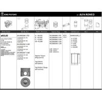 Motor Piston+Segman (Riken) Corsa E Van (X15) Corsa E (X15) Corsavan Mk Iii (D) (S07) Corsavan Mkiv E (X15) Corsavan Mk Iv € (X15) B13 Dte Dtr-1.3 Cdti (Euro 6) 4 Sil. Dizel 1248Cc-75 Hp-55 70 Kw 75 95 Ps (Euro6) [(69 60Mm + Std) (-0.20Mmkisa)] KINGPISTON