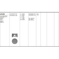Motor Piston+Segman Komple 0 50Mm ( Riken )  Çap 73 90 Astra G - Astra H - Corsa C - Meriva A - Tigra B Z14Xe - Z14Xep 66 Kw (90 Ps) KINGPISTON 18-3010163
