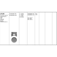 Motor Piston+Segmani ( Riken )  72 00+Stdmm Cap Corsa-B 1.2 Transporter Combo 1.2 C12Nz-12Nz R 4 Petrol  1200 Cm³-33 Kw (45 Hp)  9:1 8 Ventil KINGPISTON 18-3010180