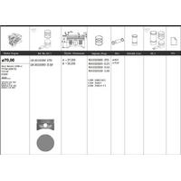 Motor Piston+Segmani ( Riken )  79 00+0 50Mm Cap Vectra 1.6I 16V Astra 1.6I Meriva 1.6I 16V Zafira 1.6I 16V Y16 Xe-Z16Xe 4Sil. Benzinli 1598 Cc-74 Kw (101 Ps) KINGPISTON 18-3010393