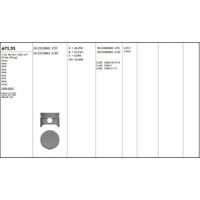 Motor Piston+Segmani ( Riken )  71 91+0 50Mm Cap Fiesta 1.2 16V Focus 1.2 16V Mazda 121 Ztecs-Dha-Dhb-Dhc-Dhd-Dhe-Dhf-Dhg R 4 Petrol  1242 Cm³-55 Kw (75 Hp) KINGPISTON 18-2510863