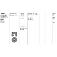 Motor Piston+Segmani ( Riken )  84 00+Stdmm Cap Zafira 16V Astra G 16V Omega B 16V Vectra B 16V X20Dth 4 Sil. Dizel 1998 Cc-74 Kw (100 Ps) 19 5:1-Turbo  KINGPISTON 18-3050980