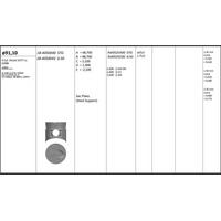 Motor Piston+Segmani ( Riken )  91 10+Stdmm Cap H100 2.5Td H1 2.5Tdi 21-1 57-59Kw 78-80Ps D4Bb 4 Sil. Dizel 2477 Cc 94-> KINGPISTON 18-4050040