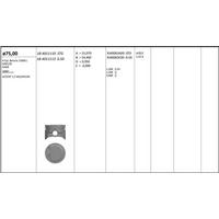 Motor Piston+Segmani ( Riken )  75 50+Stdmm Cap Accent 1 5 Milenyum G4Ec-G  G4Eb 4 Sil. Benzinli 1500 Cc 00-> KINGPISTON 18-4011110