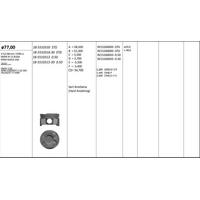 Piston Segman (0 50 Farkli) Bmw N13 B16 A F20 F30 F80 Mini N18 B16 A R55 R56 R58 R59 R60 Peugeot 5Fw (Ep6) 5008 308 3008 207 Citroen C3 C4 I KINGPISTON 18-5510313