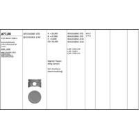 Piston + Segman 77 Mm Std ( W10 Guclendirilmis ) Mini R52 R53 KINGPISTON 18-5510360
