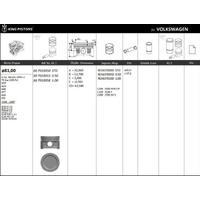 Piston+Segman (81 01Mm Std) A3 A4 Cordoba Ibiza Toledo Octavia Golf Iii Iv Beetle Passat Vento Akl Aft Adp Aeh Aek Afv Ahl Aks Apf Arm Aur Awh KINGPISTON 18-7010350