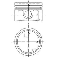 Piston+Segman (Std 81 01Mm) Golf Iv Bora Beetle A3 A4 A6 Tt Ibiza Iv Leon Toledo Ii Octavia Superb Passat 1 8T (150 / 163 / 170 / 180 / 190 Ps) Amb Arx Ary Atc Aum Auq Avj Awm Awp Awt Awu Awv Bex Bfb Bjx Bkf Bnu Bvp Bvr 95>10 KOLBEN 40434600