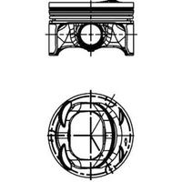 Piston+Segman (76 51Mm Std) Golf V Vi Superb Yeti A1 A3 Altea Leon Toledo Iv Octavia Rapid Jetta Iii Passat Scirocco Tiguan 1 4Tsi/Tfsi (122/125 Ps) Caxa Caxc Cmsa 07>> KOLBEN 40477600