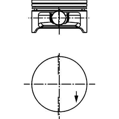 Piston Segman (Std 77 00Mm) Mini - W10 B16 A R50 R52 R53 KOLBEN 40632600