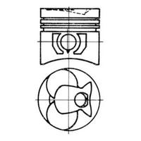 Piston + Segman Std. (Om616.9  Om617.9  90 9Mm  Sessiz) G-Class W460 79>91 KOLBEN 93444600