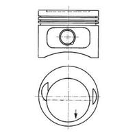 Piston + Segman Std. (M102.9  95 5Mm  22 Pim) 190 W201 86>93 W123 80>85 W124 85>93 W460 82>92 KOLBEN 93968600