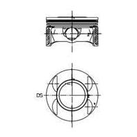 Motor Piston+Segman Komple Std 80.50Mm Astra H 04>14 - Vectra C 02>08 - Zafira B 05>15 - Signum 03>08 Z19Dth KOLBEN 40027700