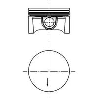 Motor Piston Segman Komple Std (79.00Mm) Astra G – Astra H – Vectra C – Zafira B – Meriva A – Z16Xep KOLBEN 40388600