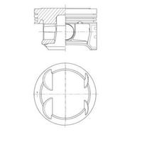 Motor Piston+Segman Komple (Std) Corsa D – Aveo T300 – A12Xer KOLBEN 41006600