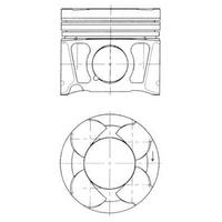 Piston Segman 0 4 Farkli 83Mm Insignia A20Dt KOLBEN 41070620