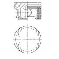 Piston + Segman Std. (M271 Kompressor  82 00Mm) W203 02>07 Cl203 02>08 W204 07>14 S204 07>14 KOLBEN 41724600