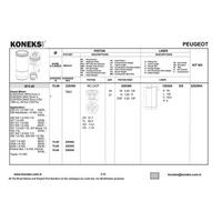 Gomlek P206 P307 C4 Expert Iii Jumpy Iii Partner Ii Berlingo Ii Partner Tepe Berlingo Iii C5 Ii C5 Iii C4 Ii Ds4 C2 C3 C3 Iii P407 P308 P3008 P5008 Dv6 (1 6Hdi 16V) Focus Cmax 1 6Hdi Dv6 (75 00Mm) / (Std) KONEKS 129304