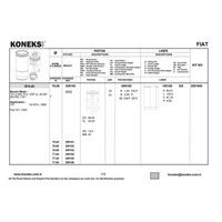 Motor Segmani 76Mm Std Tofas 131 1300 Cc KONEKS 609100