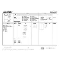 Piston Segman  81Mm Std R11-Flash (F1N-F2N) KONEKS 232900