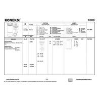 Motor Piston Segman (82 50Mm) / (Std) Connect 1 8Tdci 110Ps Duratorg 07 /> KONEKS 212190